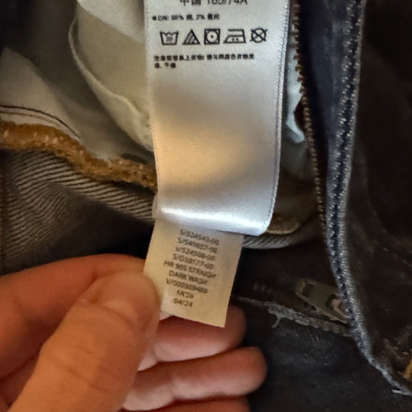 Gap high rise 90s Straight  Blue Jeans - Picture 4 of 5